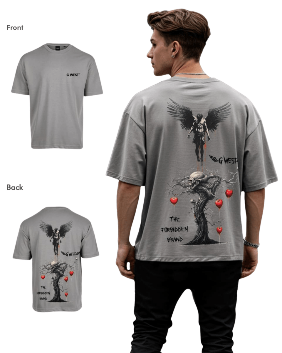G West Mens Oversized Forbidden Brand Tee - G West