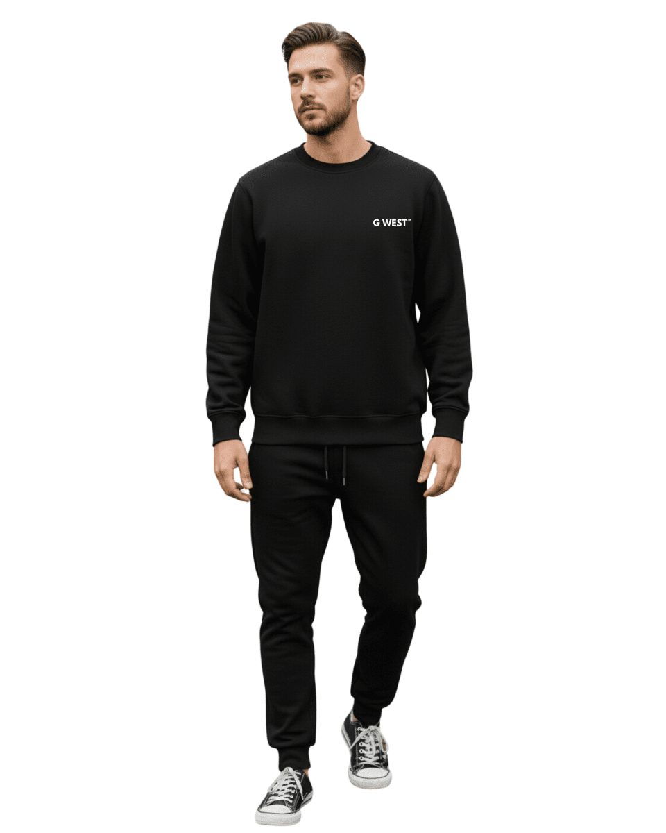 G West Men's Vinyl Zombie Heavy Premium Crewneck - G West