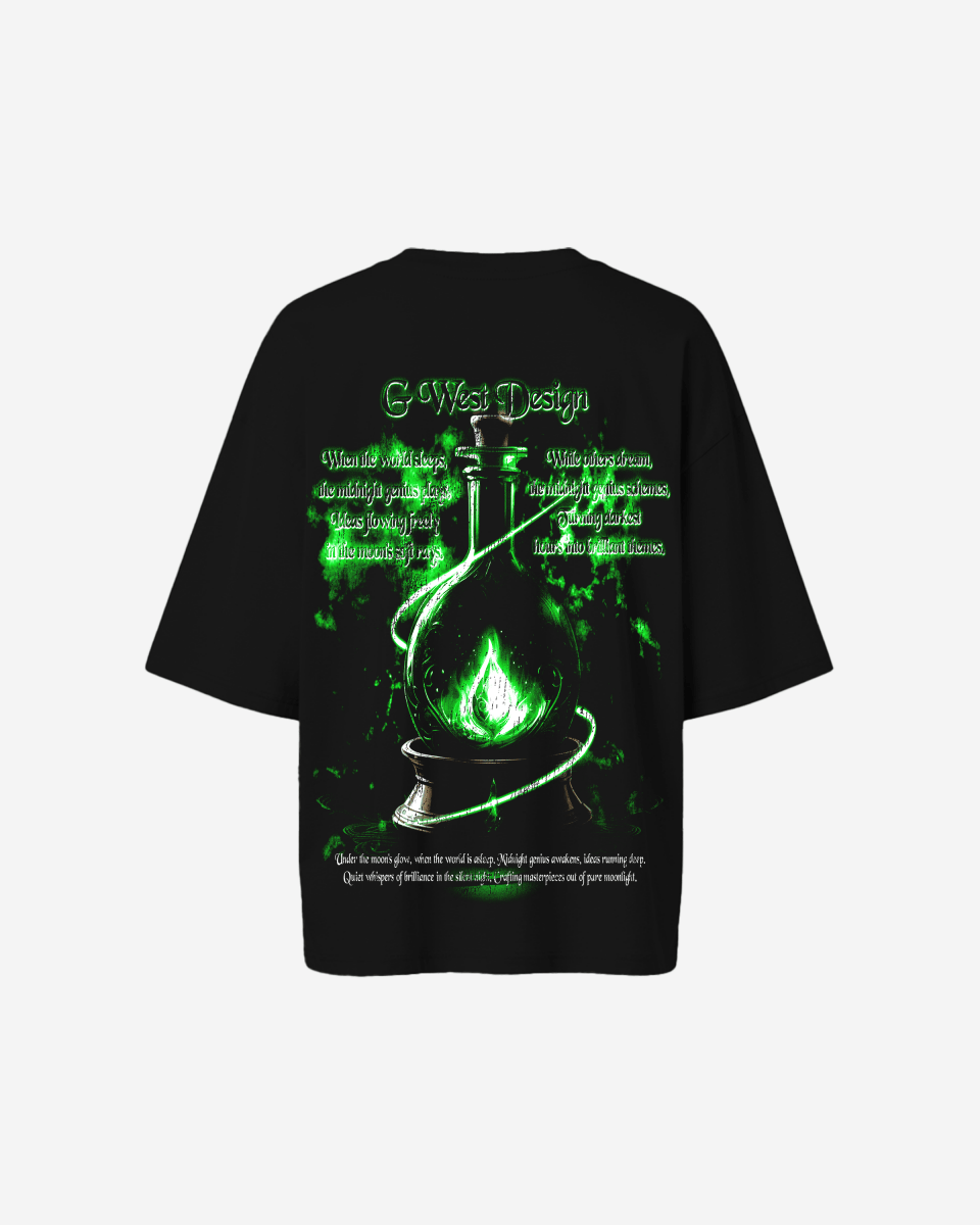 G West Midnight Genius Premium Oversized Tee - WOMEN - G West