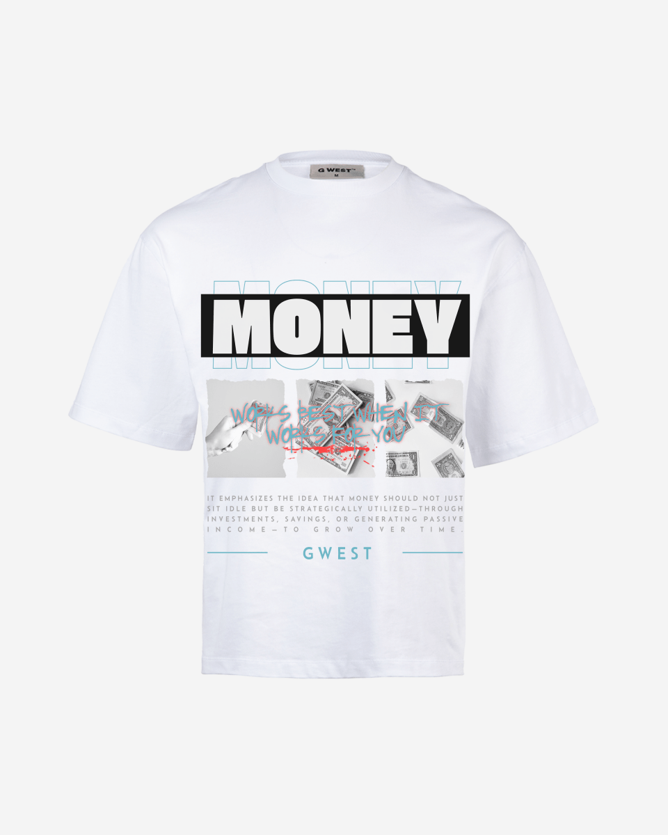 G West Money Big And Tall Oversized T-Shirt - G West