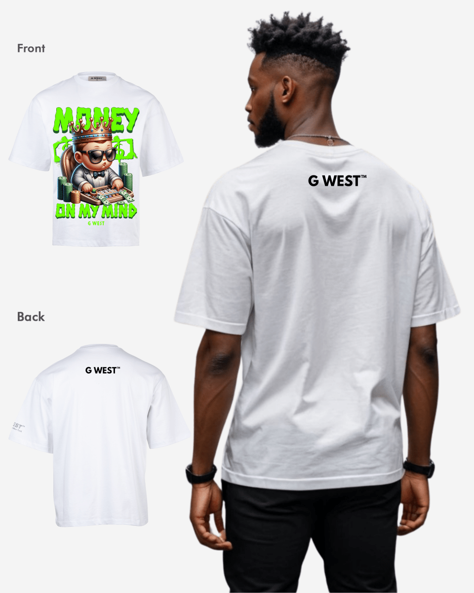 G - WEST MONEY ON MY MIND OVERSIZED TEE GWROJMT199 - G West