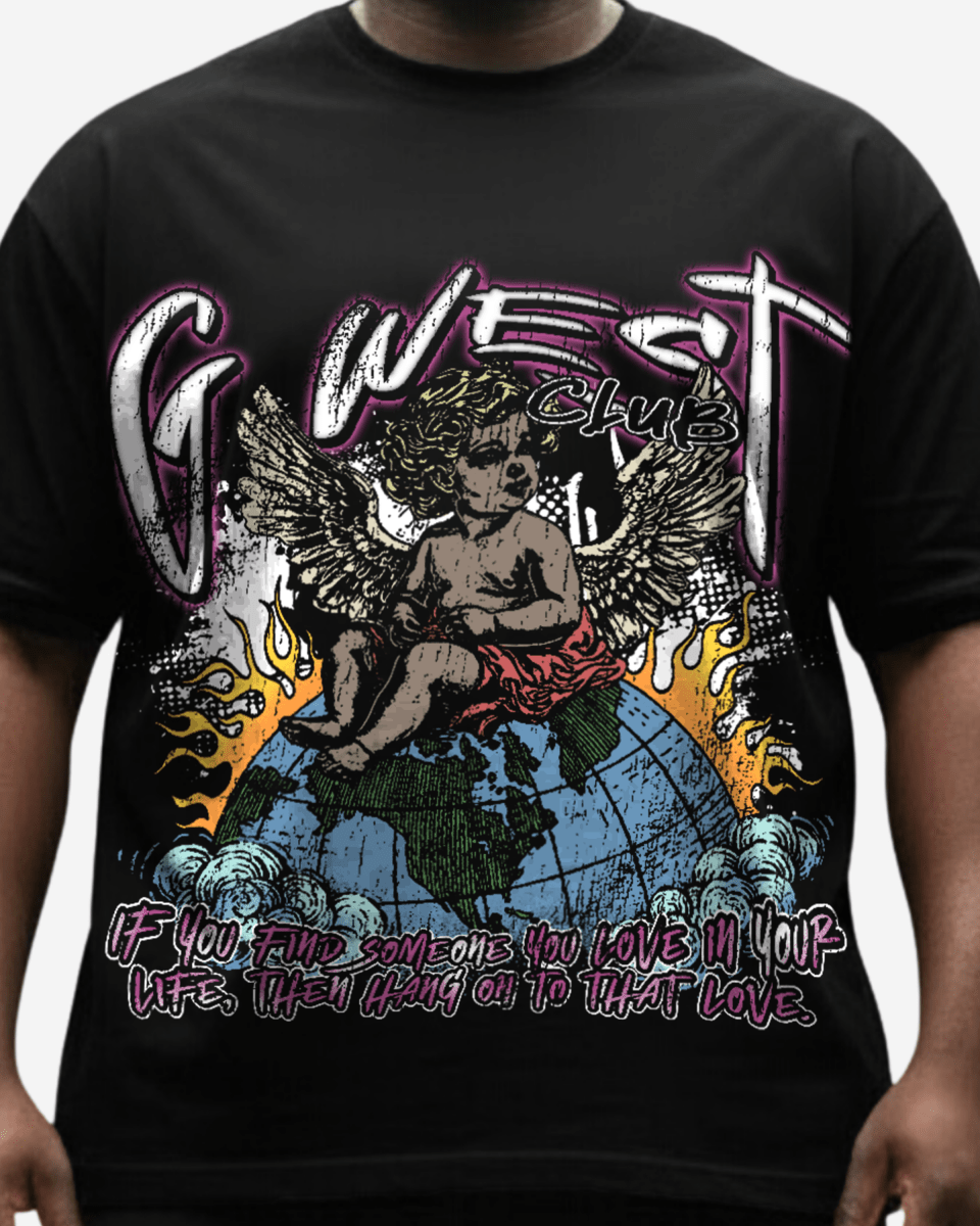 G West My World Big And Tall Oversized T-Shirt - G West