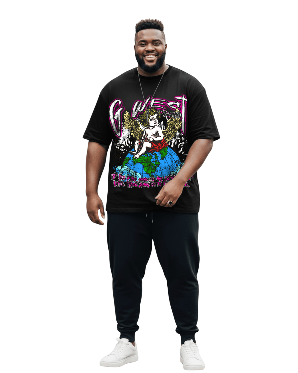 G West My World Big And Tall Oversized T-Shirt - G West