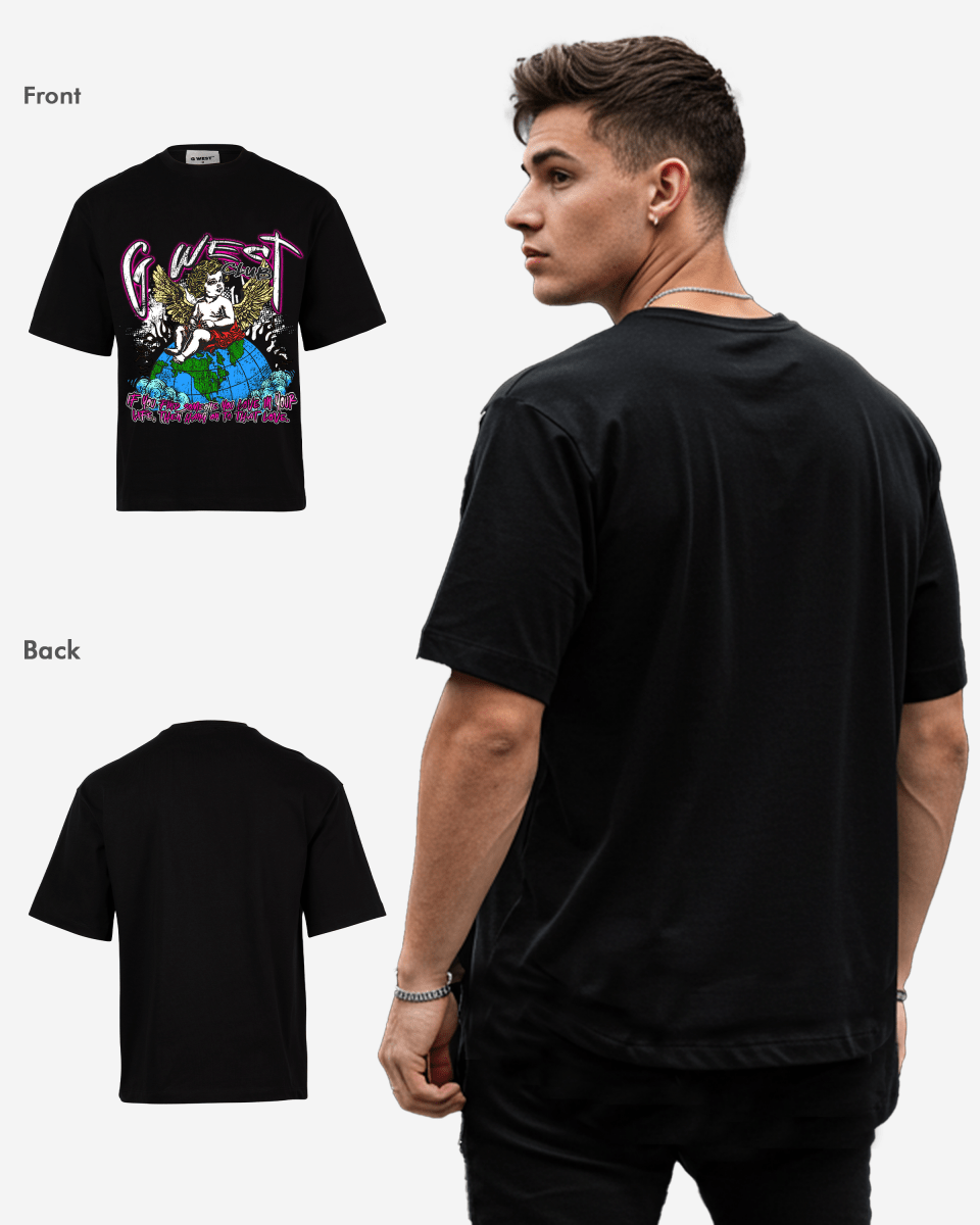 G West My World Oversized Tee - G West