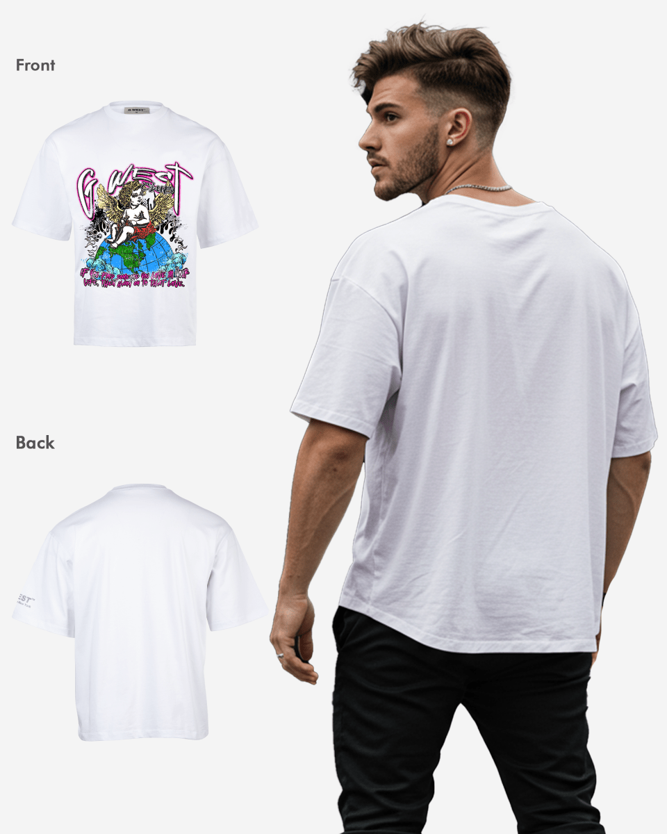 G West My World Oversized Tee - G West