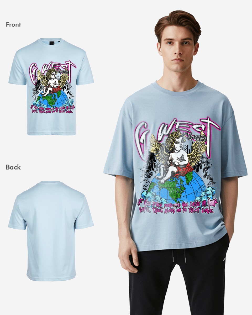 G West My World Oversized Tee - G West