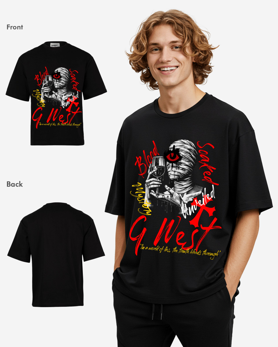 G West Mystery Unveiled Oversized Tee - G West