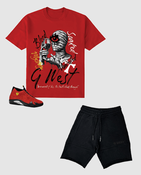 G West Mystery Unveiled Tee & Short Set - G West