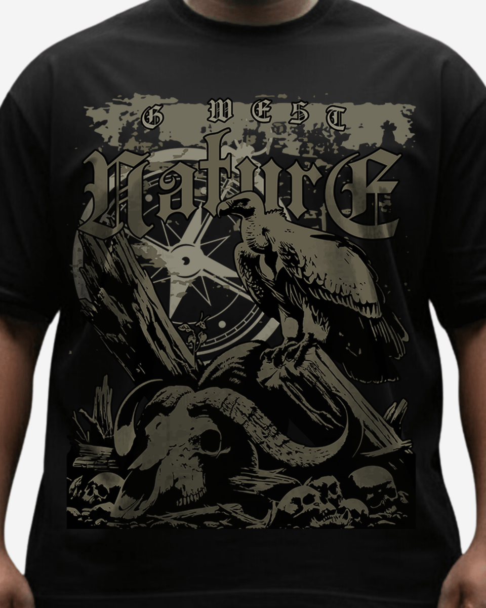 G West Nature's Law Big And Tall Oversized T-Shirt - G West