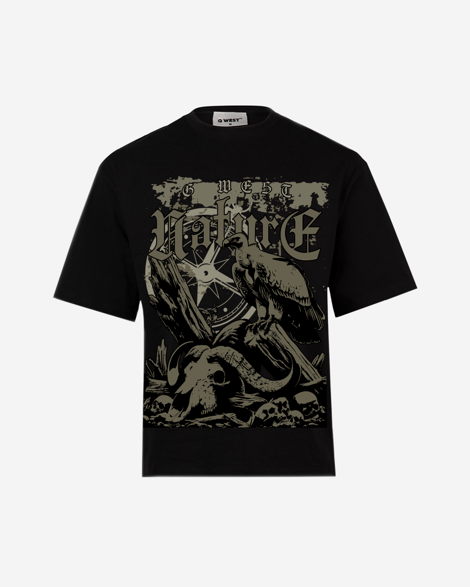 G West Nature's Law Big And Tall Oversized T-Shirt - G West