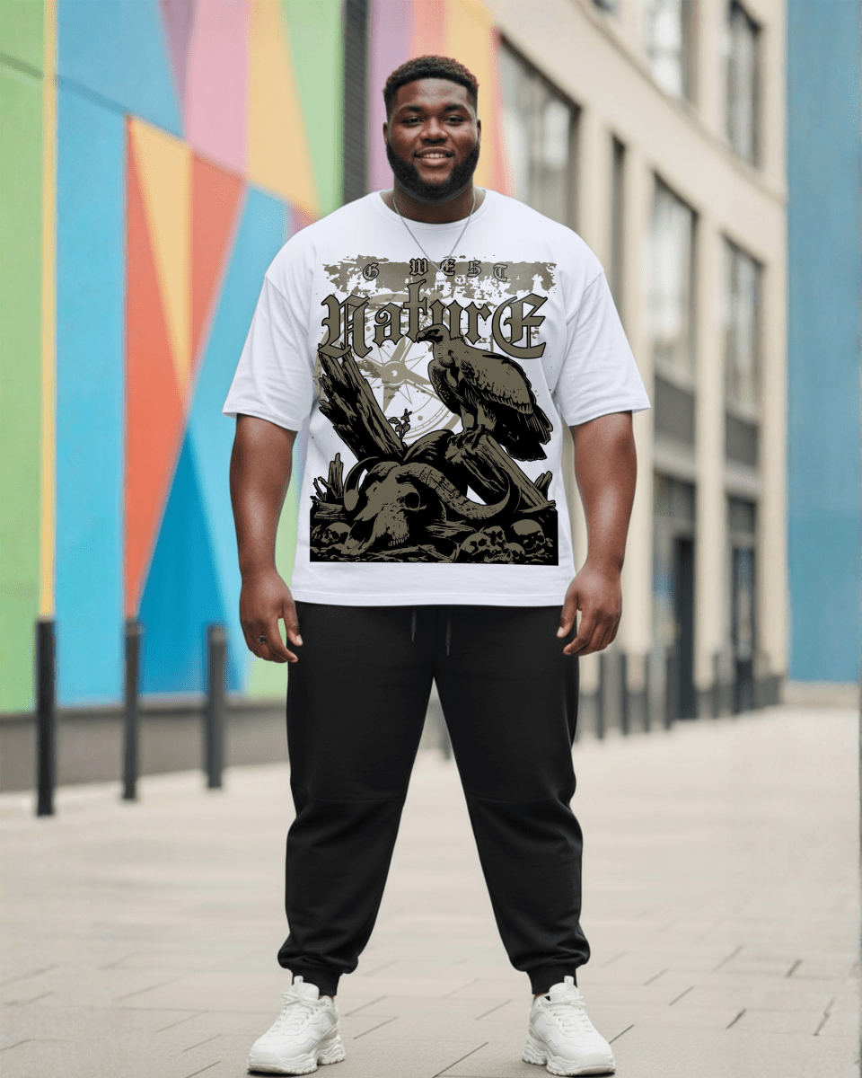 G West Nature's Law Big And Tall Oversized T-Shirt - G West