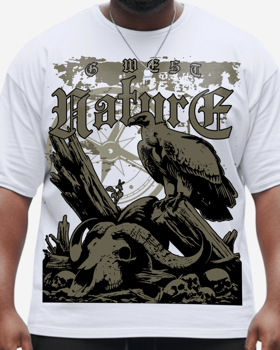 G West Nature's Law Big And Tall Oversized T-Shirt - G West