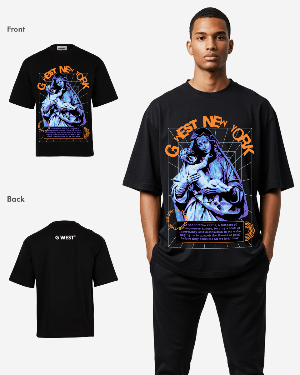 G - WEST NEW YORK OVERSIZED TEE GWROJMT35 - G West