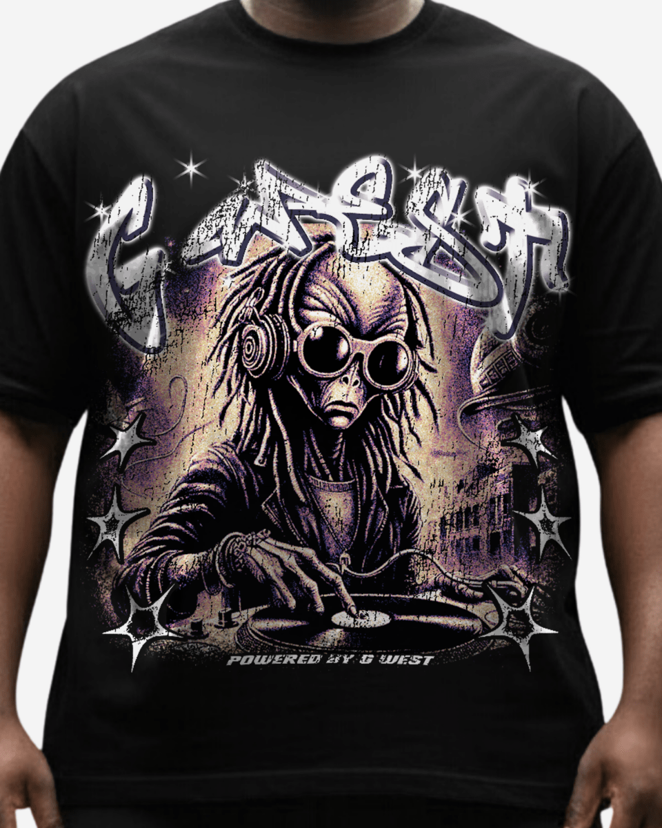 G West No Pulse, Just Vibe Big And Tall Oversized T-Shirt - G West