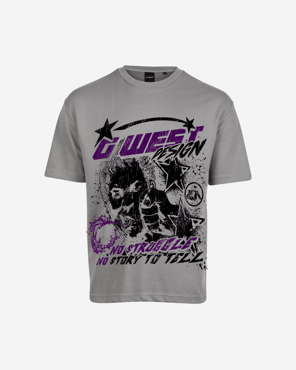 G West No Struggle No Story Oversized Tee - G West