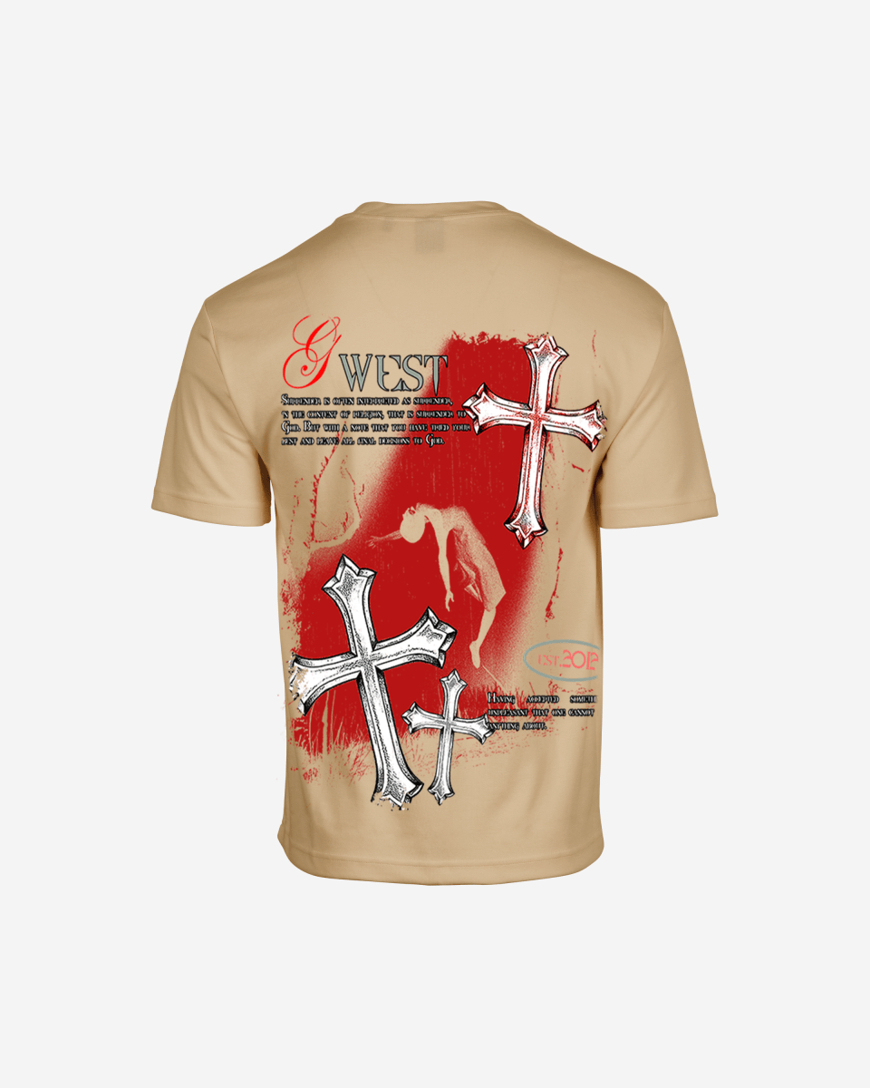 G West Oversized Ascending Soul Life Style Tee Mens Style - G West