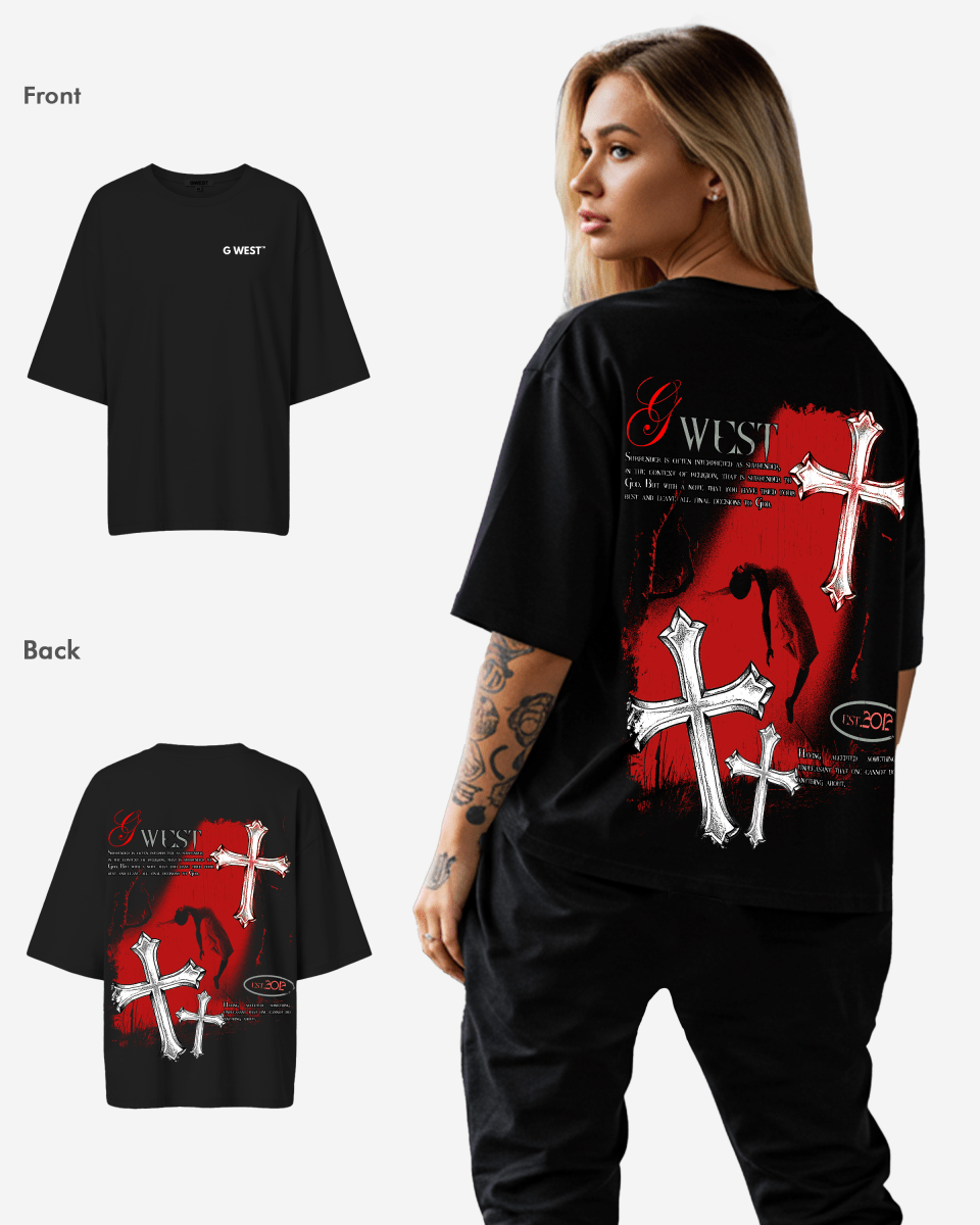 G West Oversized Ascending Soul Life Style Tee Style - WOMEN - G West