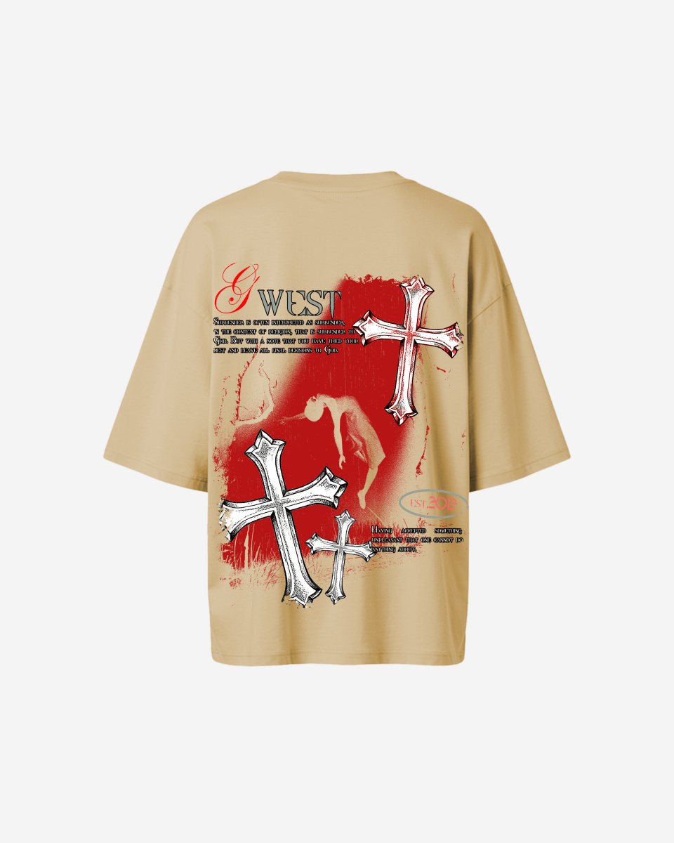 G West Oversized Ascending Soul Life Style Tee Style - WOMEN - G West