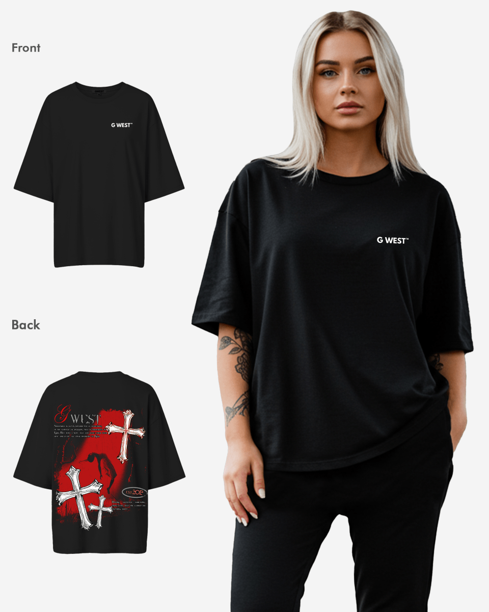 G West Oversized Ascending Soul Life Style Tee Style - WOMEN - G West