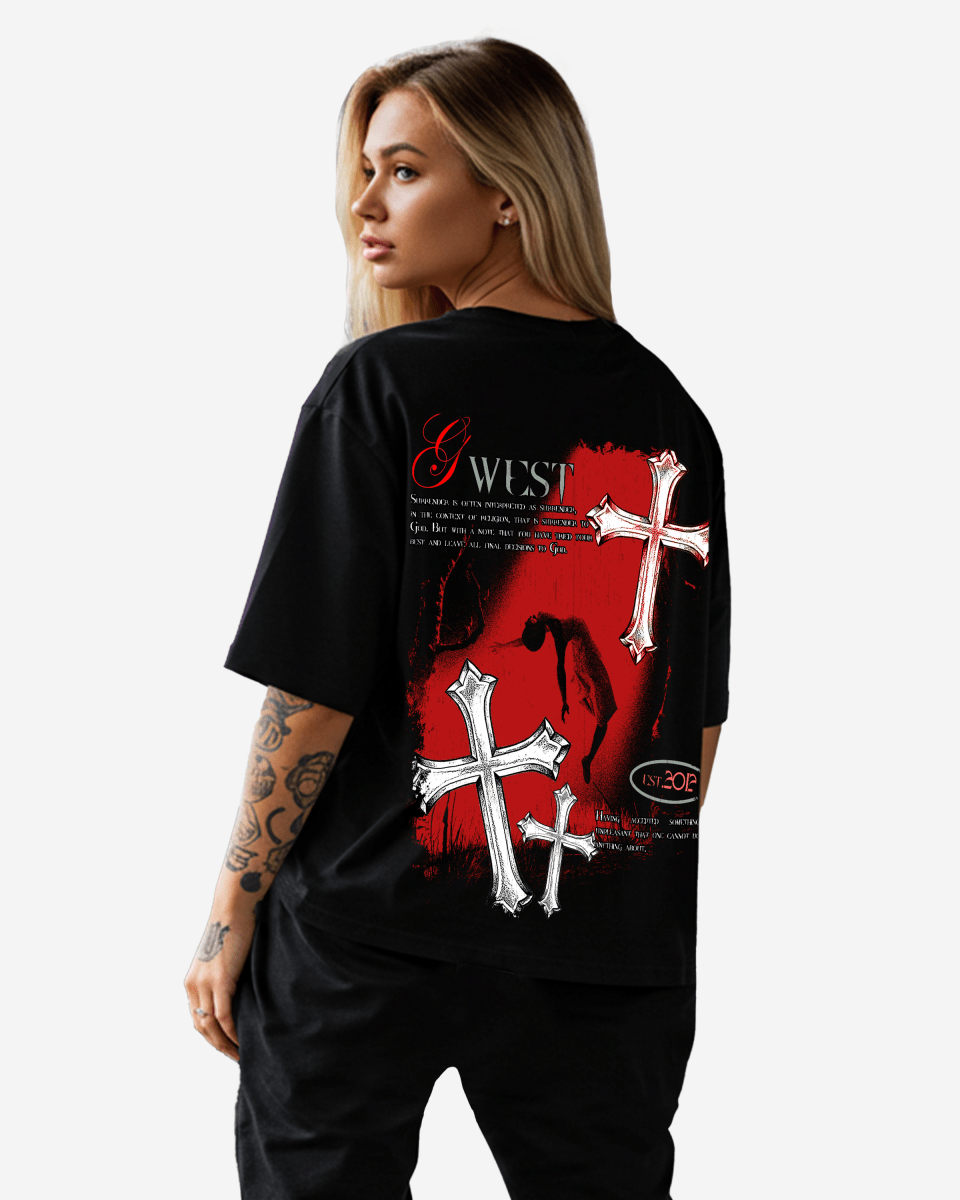 G West Oversized Ascending Soul Life Style Tee Style - WOMEN - G West