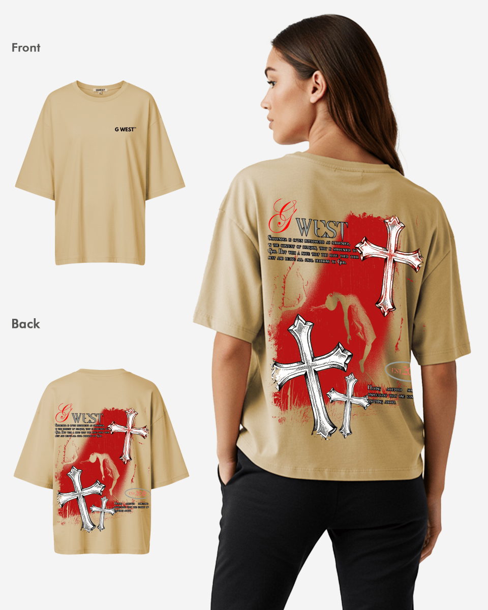 G West Oversized Ascending Soul Life Style Tee Style - WOMEN - G West