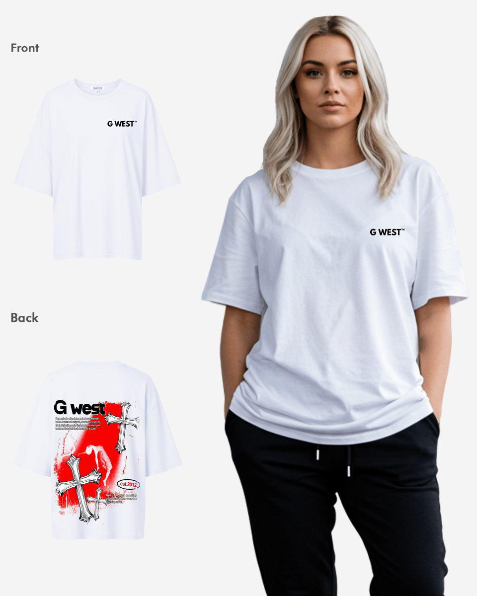 G West Oversized Ascending Soul Tee - WOMEN - G West