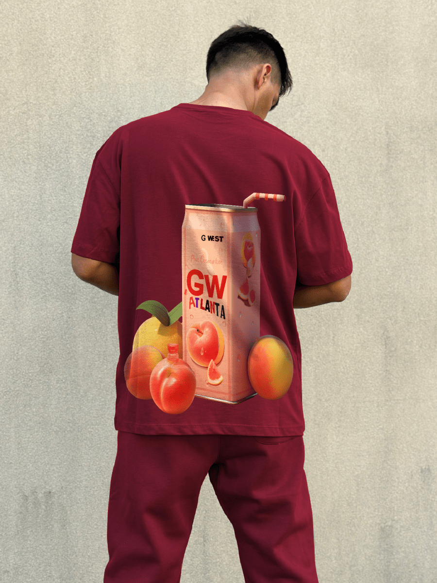 G West Oversized Atlanta Peach Tee - G West