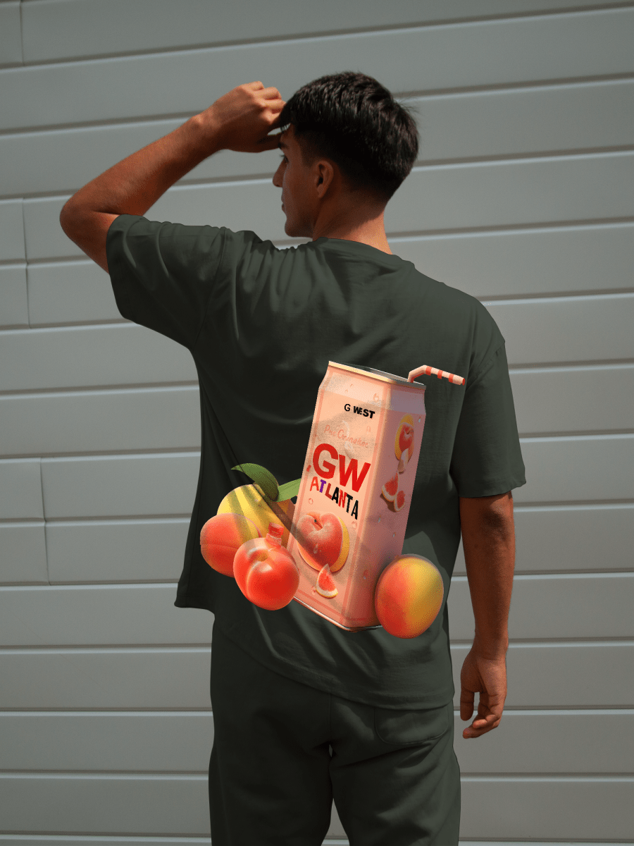 G West Oversized Atlanta Peach Tee - G West