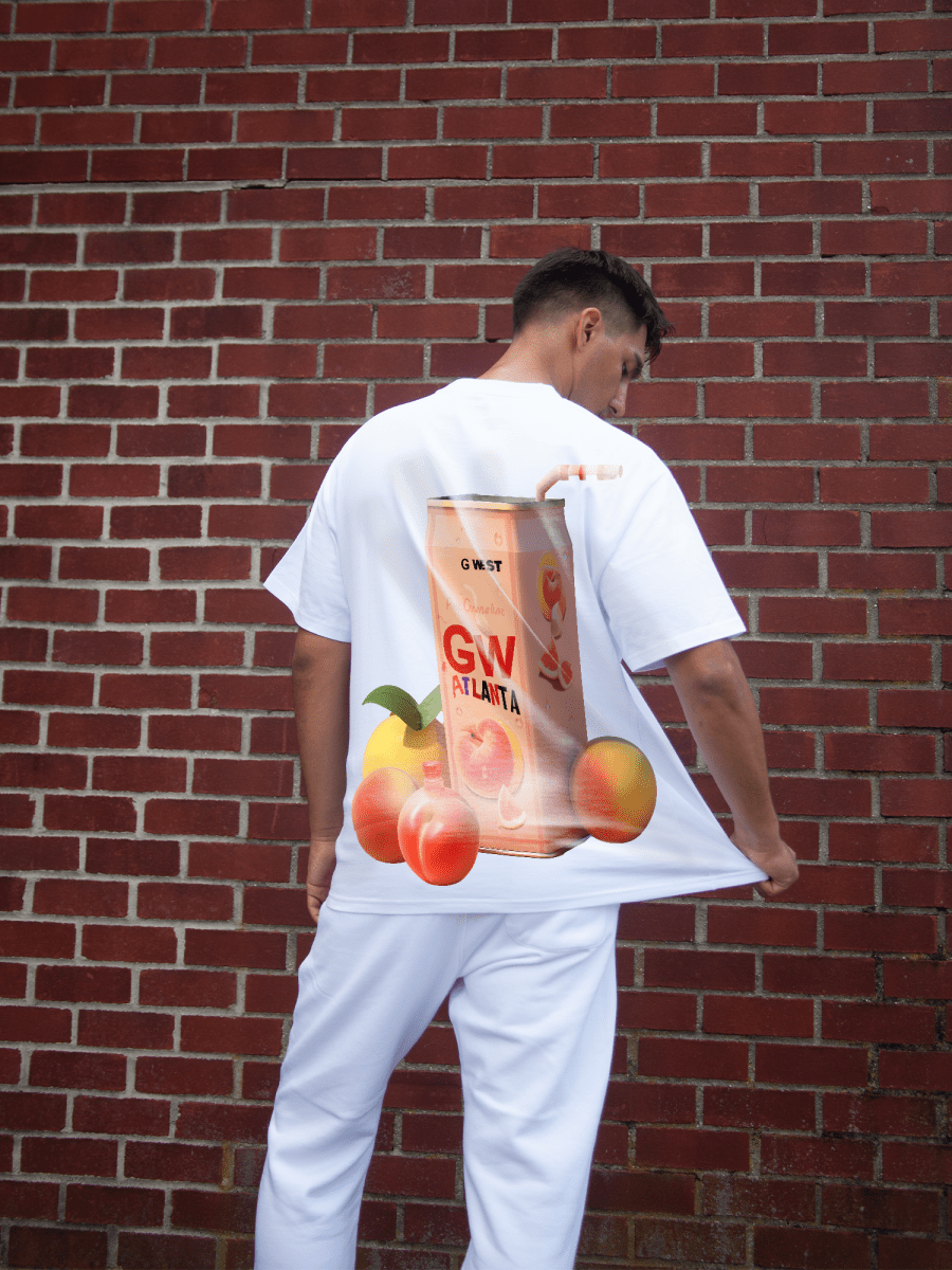 G West Oversized Atlanta Peach Tee - G West