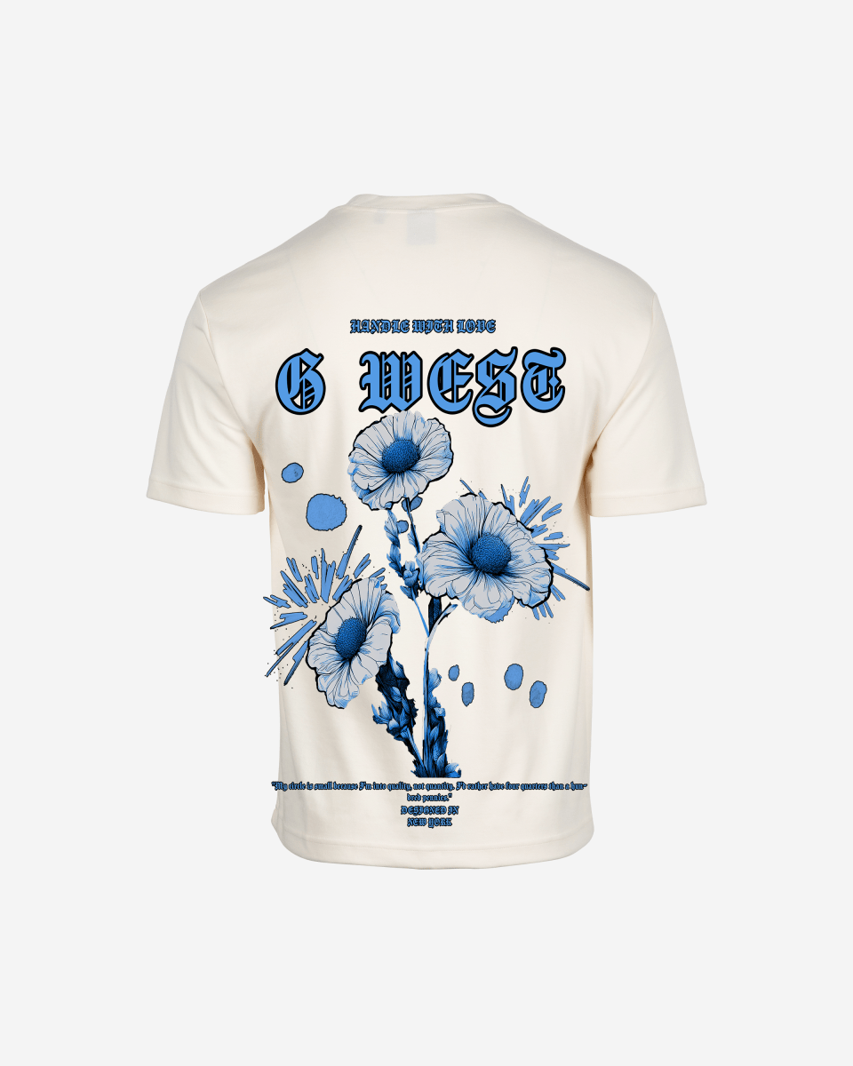 G West Oversized Blue Garden Tee - G West