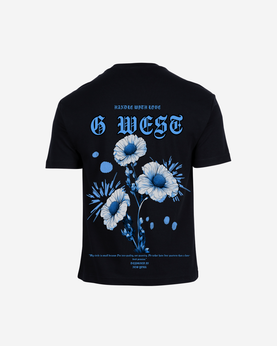 G West Oversized Blue Garden Tee - G West