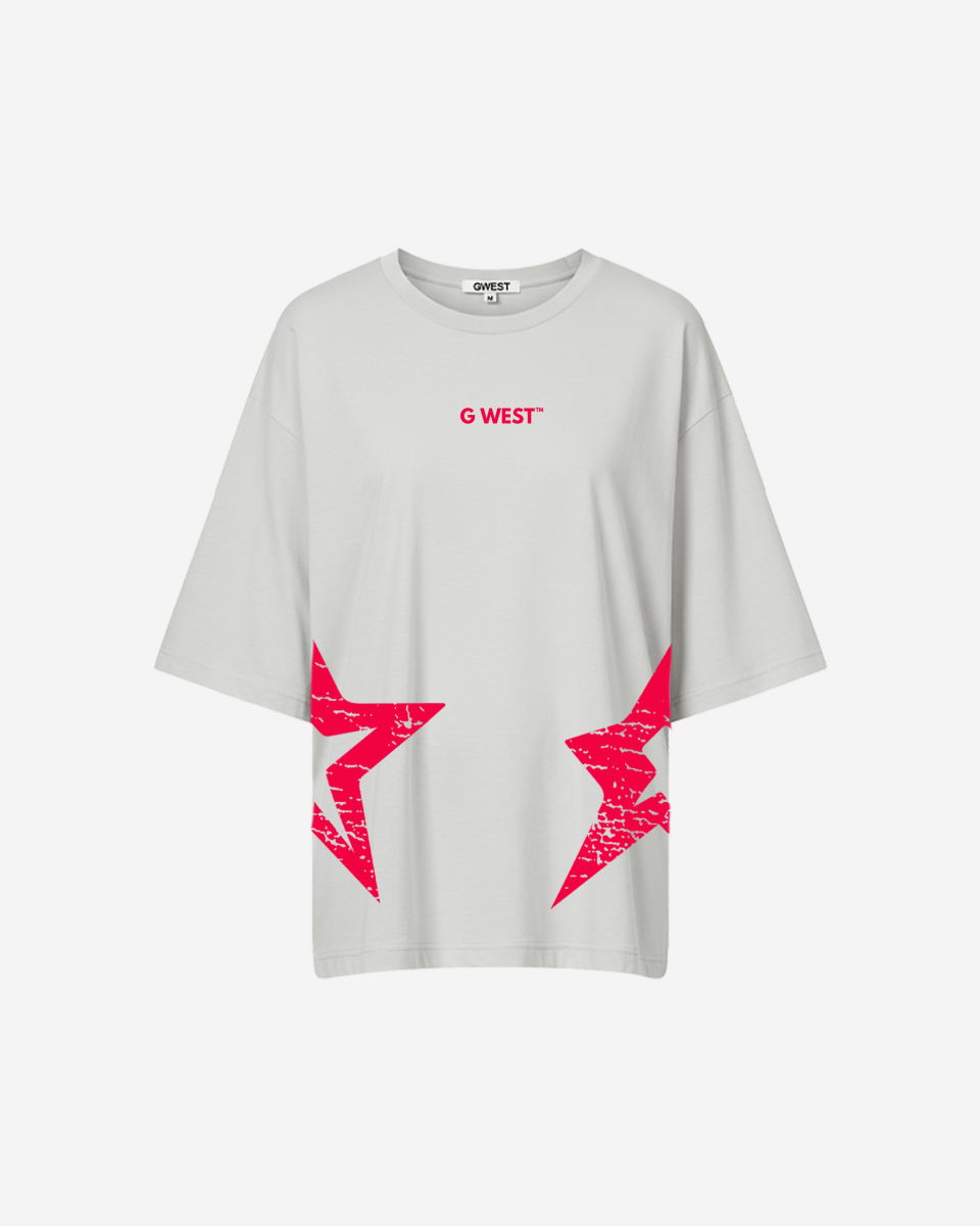 G West Oversized Brooklyn Arch Logo Tee - WOMEN - G West