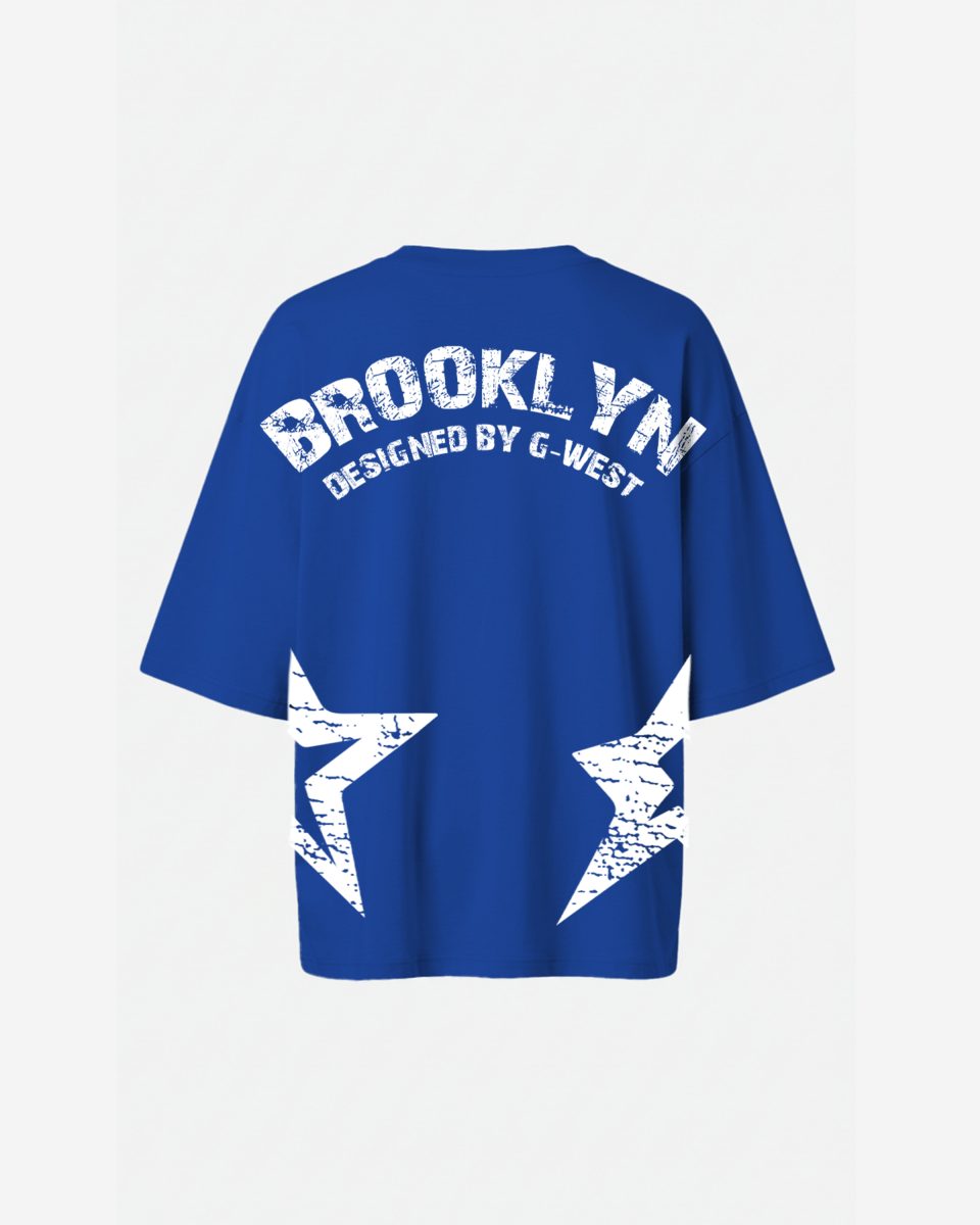 G West Oversized Brooklyn Arch Logo Tee - WOMEN - G West