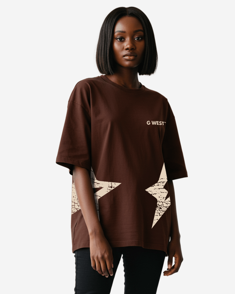 G West Oversized Chicago Arch Logo Tee - WOMEN - G West