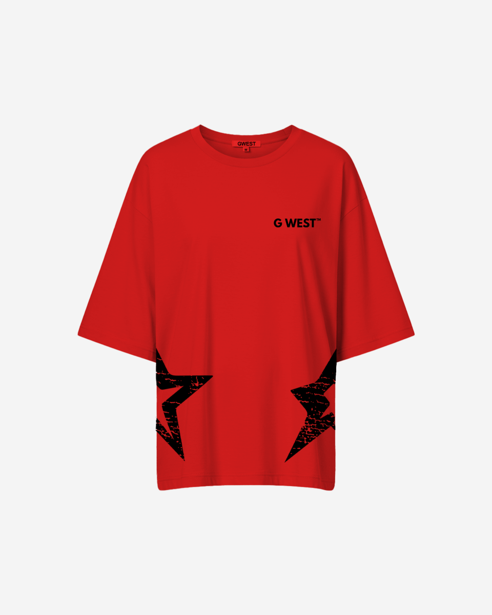 G West Oversized Chicago Arch Logo Tee - WOMEN - G West
