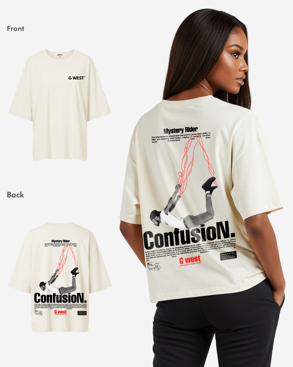 G West Oversized Confusion Tee - WOMEN - G West