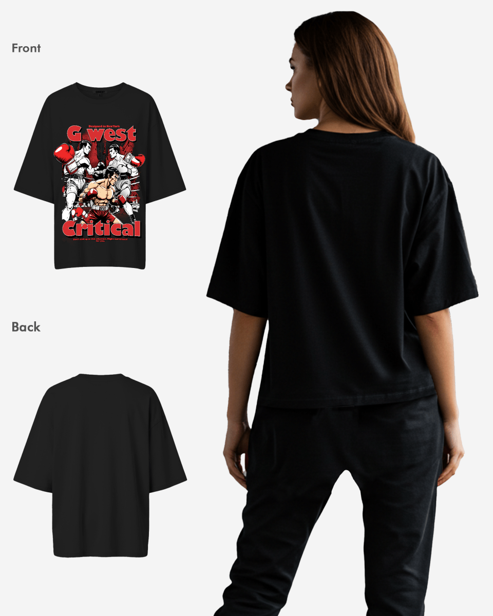 G West Oversized Critical T-Shirt - WOMEN - G West