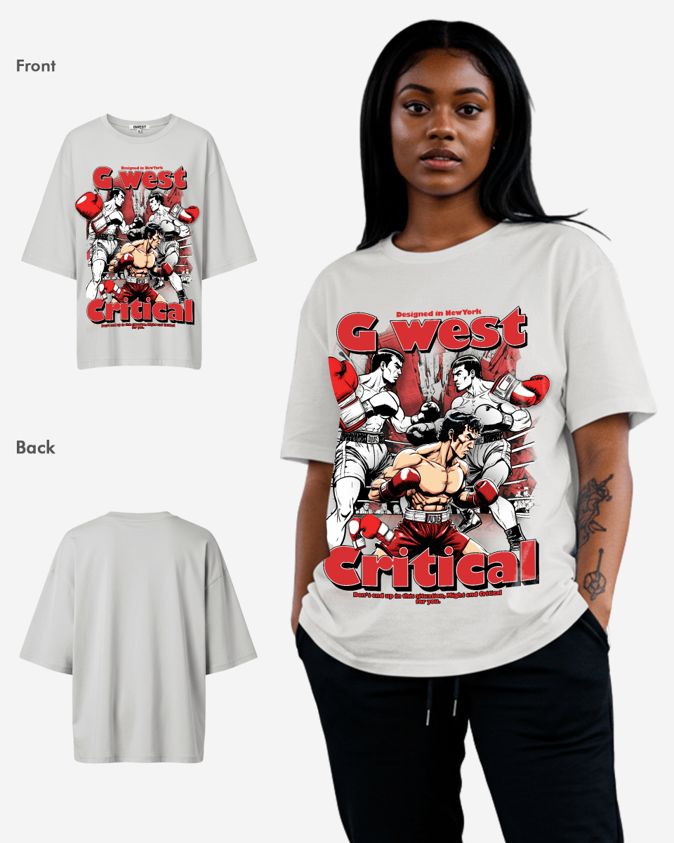 G West Oversized Critical T-Shirt - WOMEN - G West