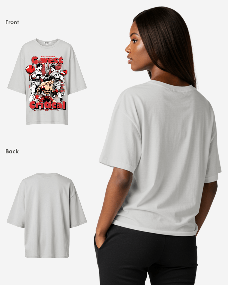 G West Oversized Critical T-Shirt - WOMEN - G West