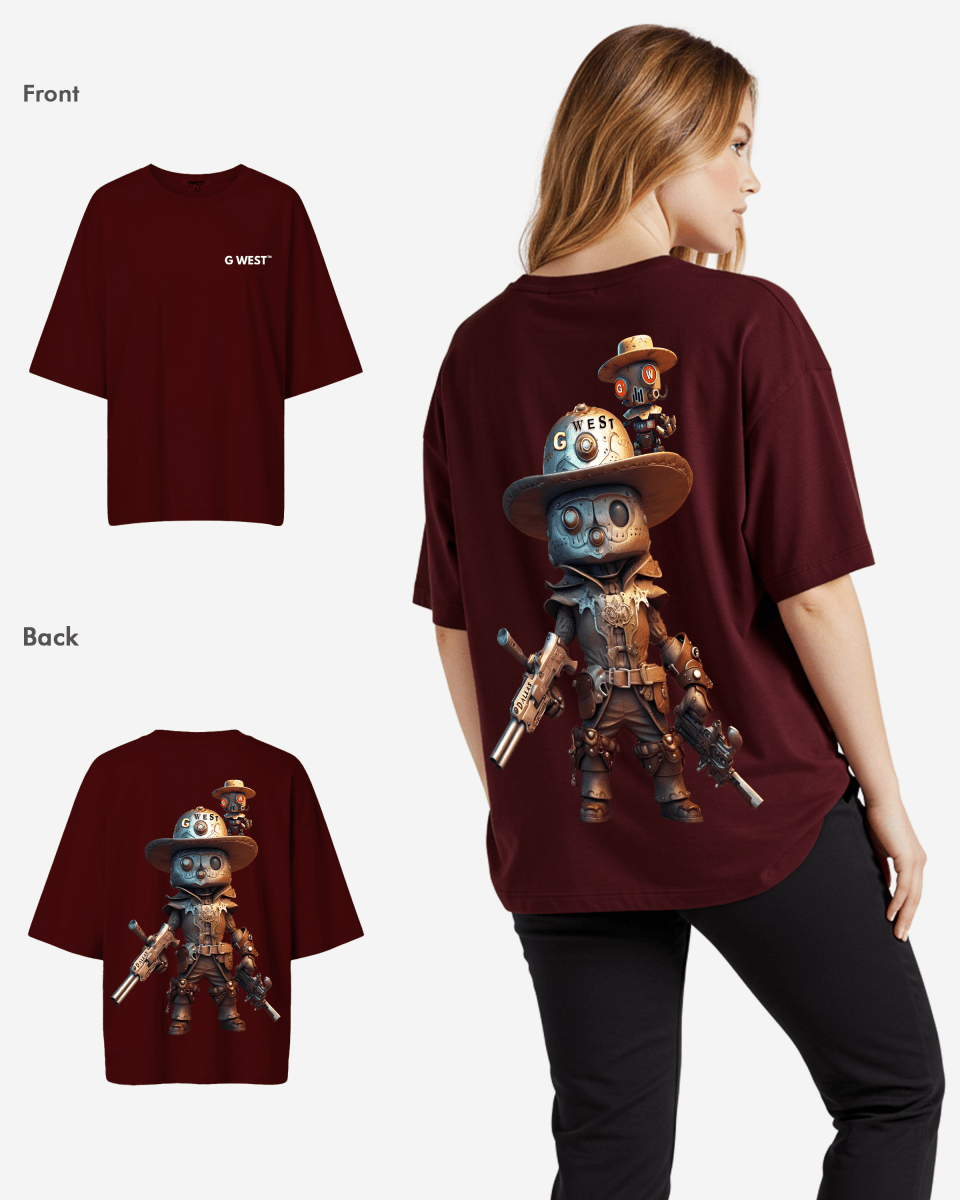 G WEST OVERSIZED DALLAS COWBOY T - SHIRT - WOMEN - G West