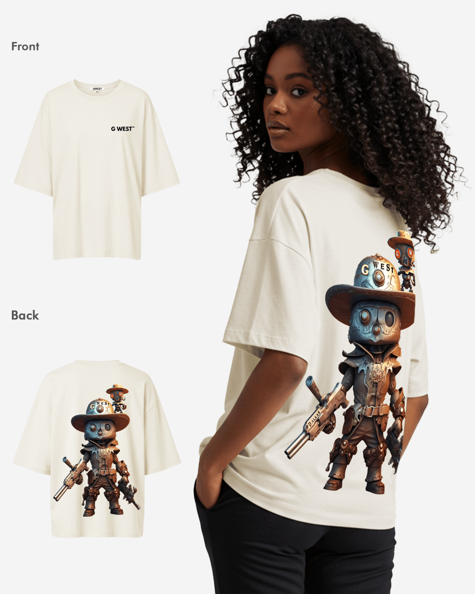 G WEST OVERSIZED DALLAS COWBOY T - SHIRT - WOMEN - G West