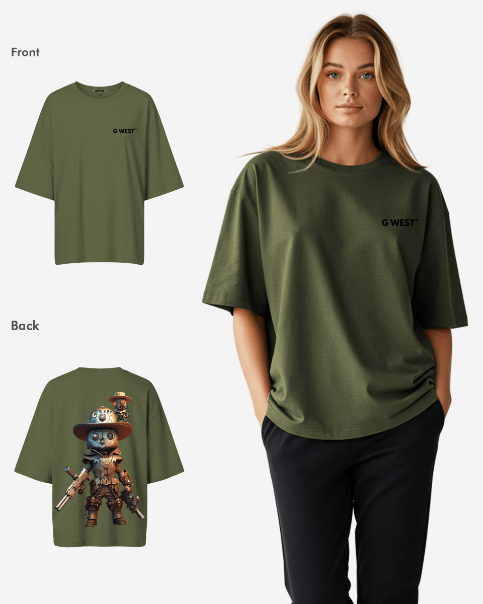 G WEST OVERSIZED DALLAS COWBOY T - SHIRT - WOMEN - G West