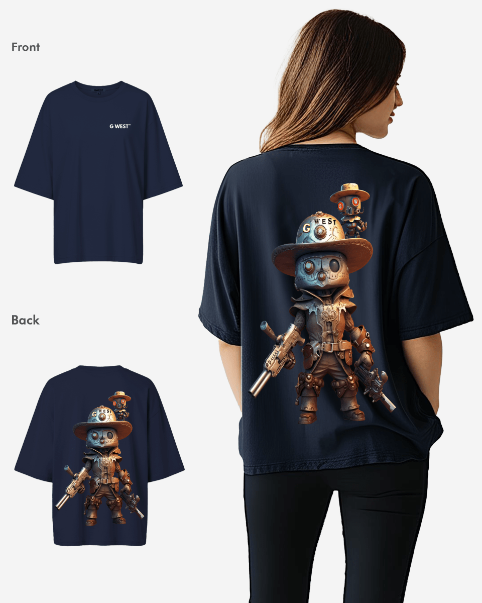 G WEST OVERSIZED DALLAS COWBOY T - SHIRT - WOMEN - G West
