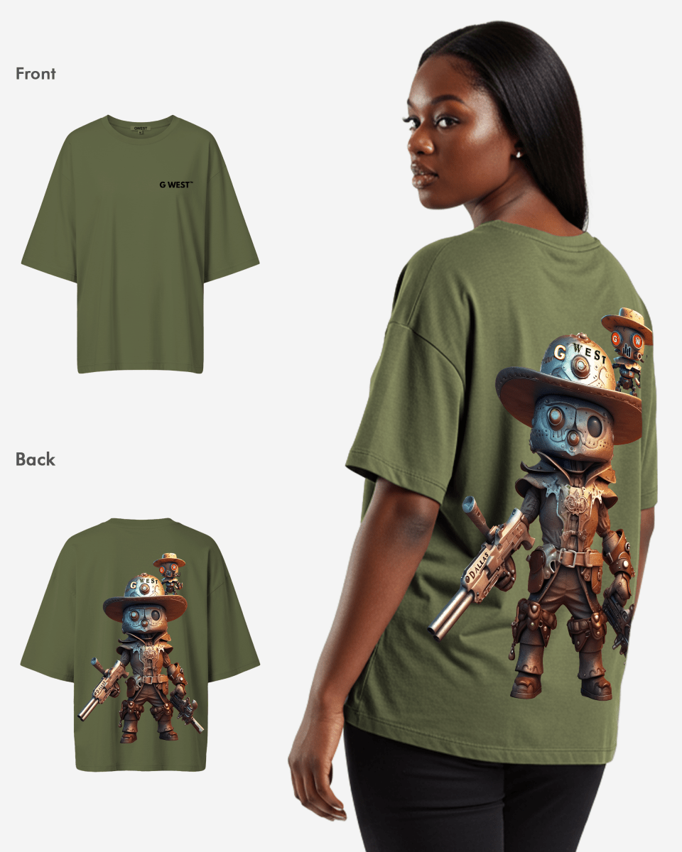G WEST OVERSIZED DALLAS COWBOY T - SHIRT - WOMEN - G West