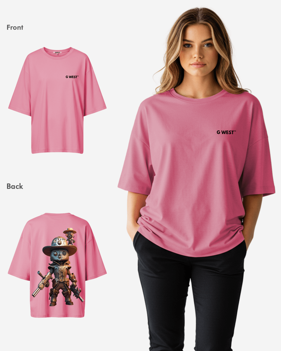 G WEST OVERSIZED DALLAS COWBOY T - SHIRT - WOMEN - G West