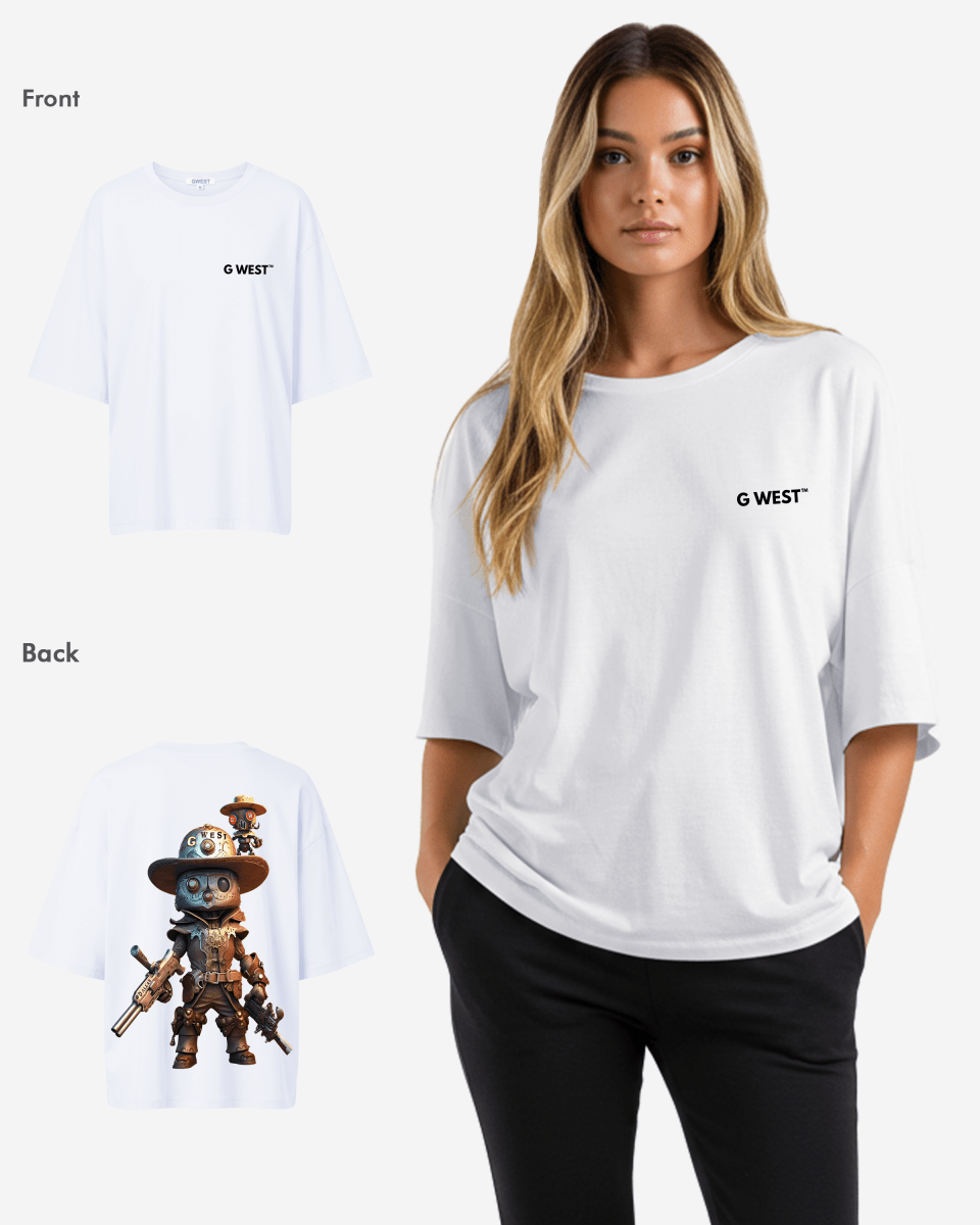 G WEST OVERSIZED DALLAS COWBOY T - SHIRT - WOMEN - G West