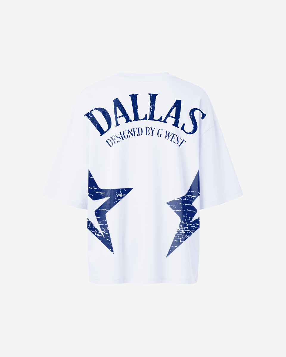 G West Oversized Dallas Logo Tee - WOMEN - G West