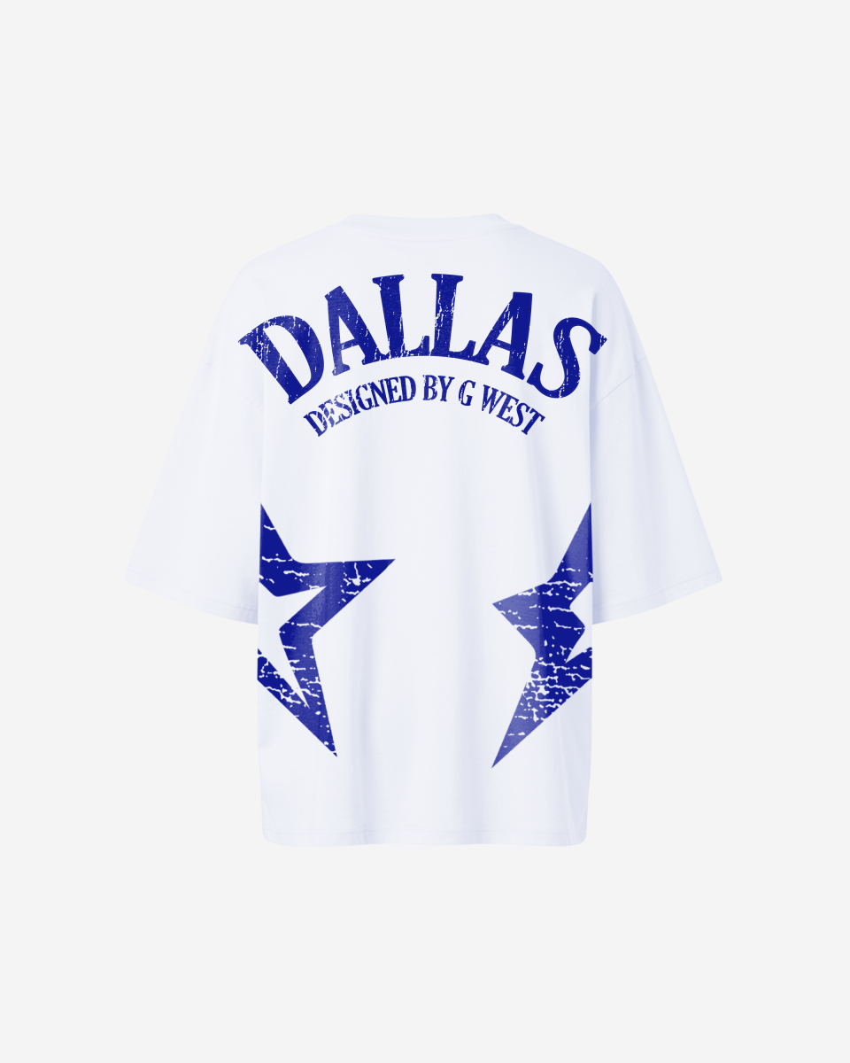 G West Oversized Dallas Logo Tee - WOMEN - G West