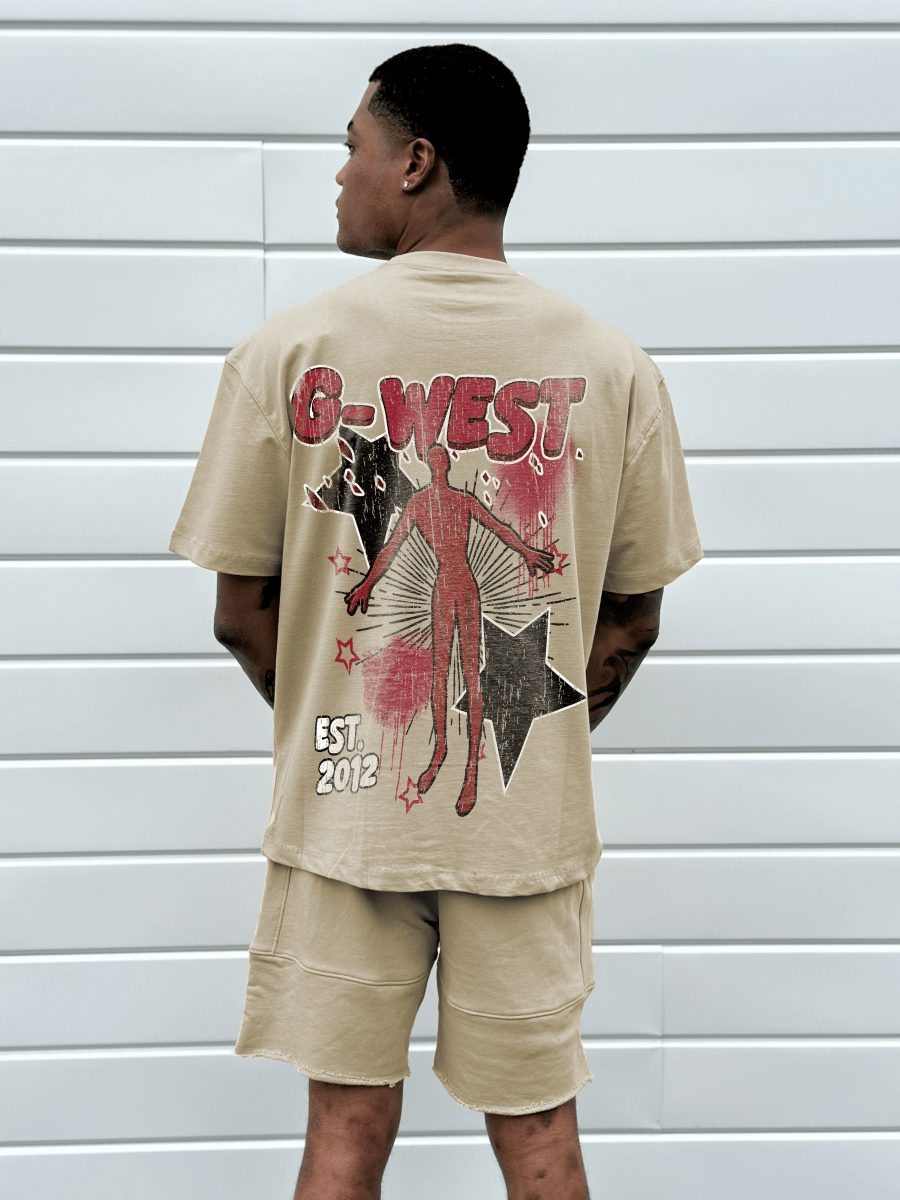 G West Oversized Dazzling Dynamo T Shirt - Gwgtl9020 - 1 Colors - G West