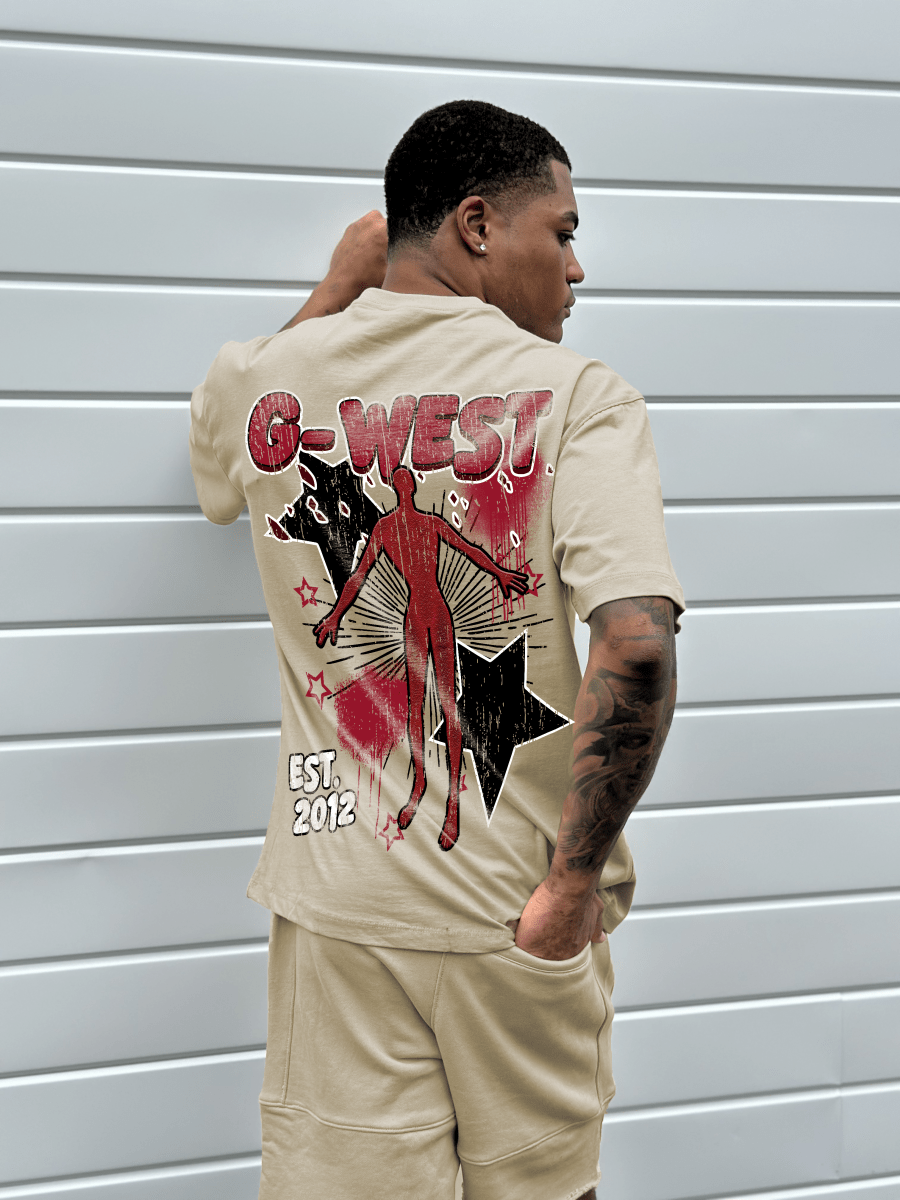 G West Oversized Dazzling Dynamo T Shirt - Gwgtl9020 - 1 Colors - G West